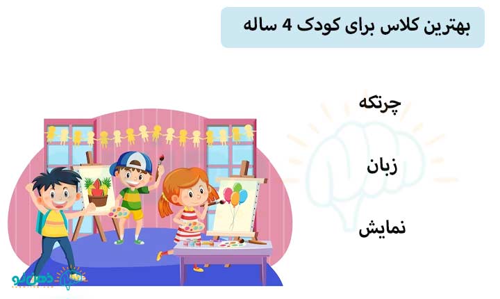 بهترین کلاس برای کودک 4 ساله